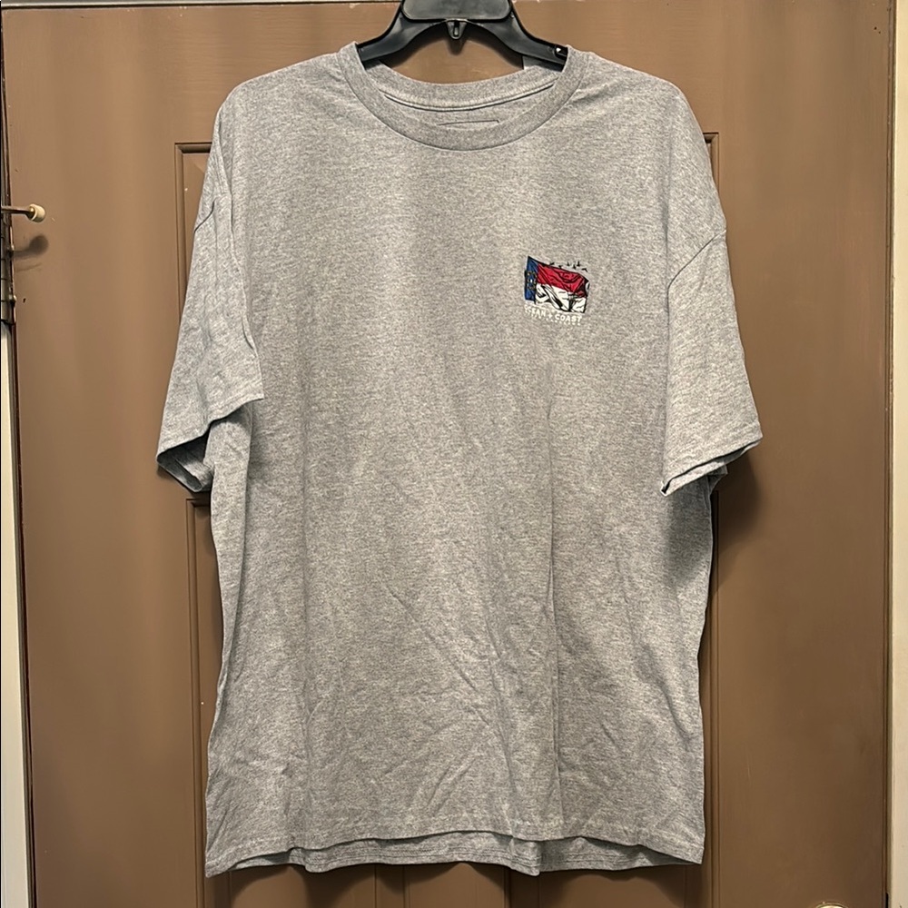NWT Ocean + Coast Gray Men's NC Dog Tee size 2XL